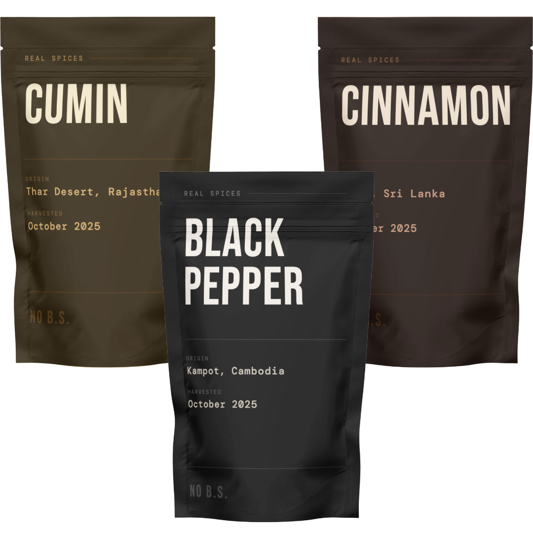 Drop #001 : Real Spices. Actually Fresh.